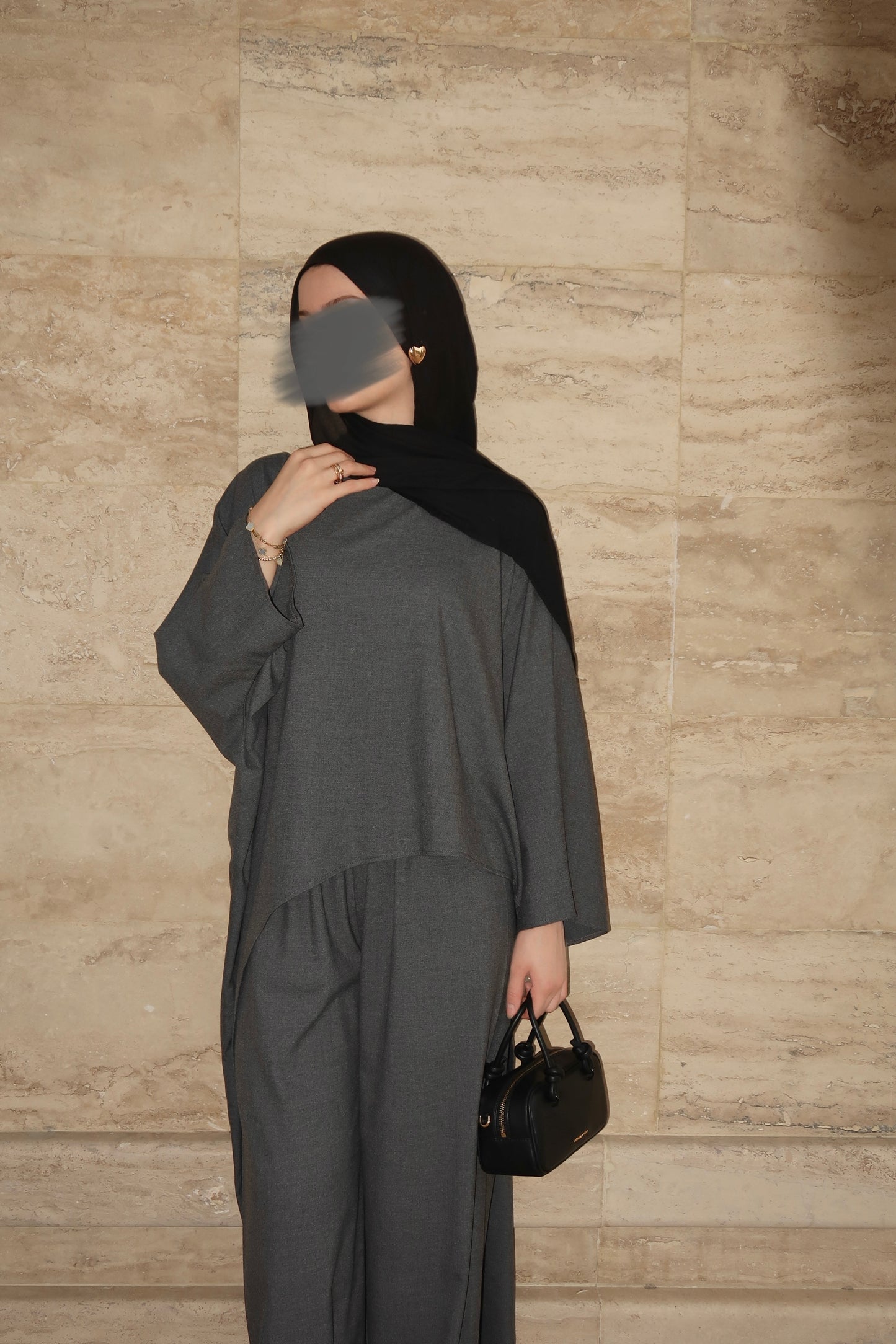The Flowy Set-Grey