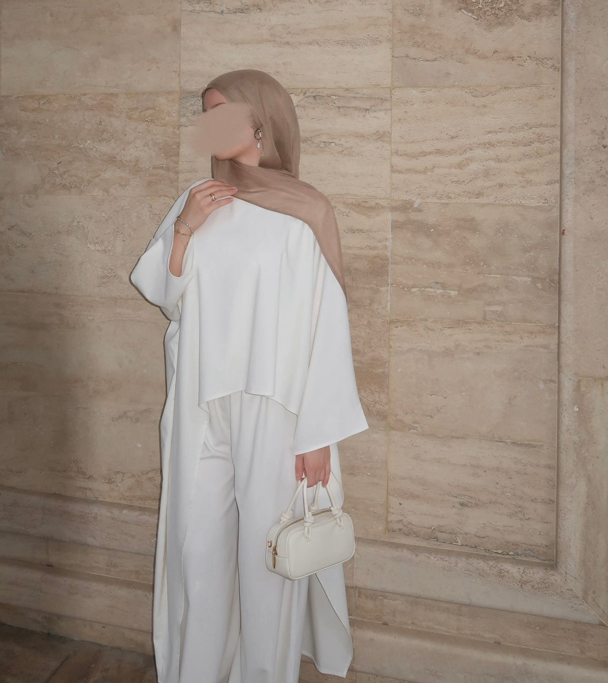 The Flowy Set-White