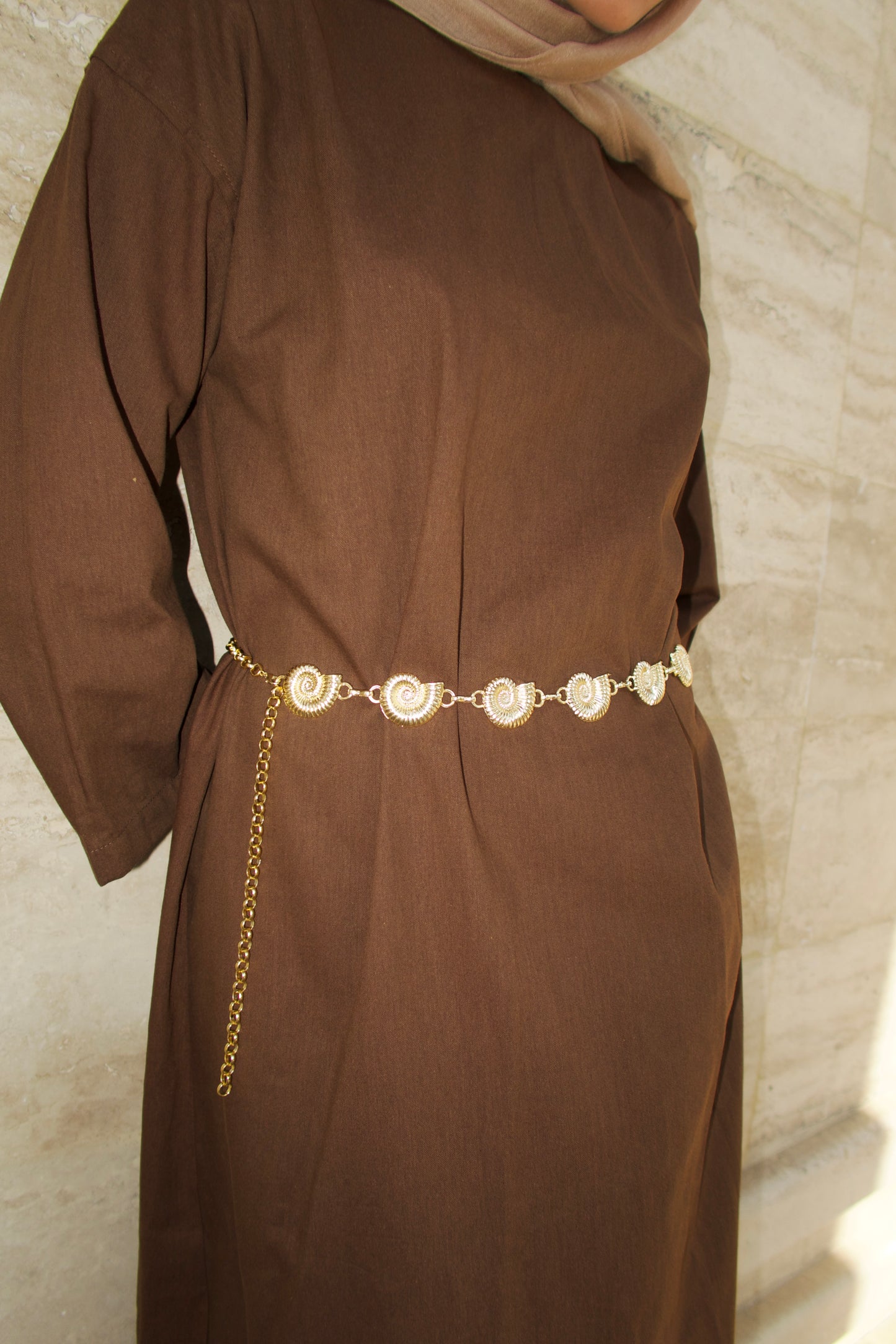 Seashell Chain Belt