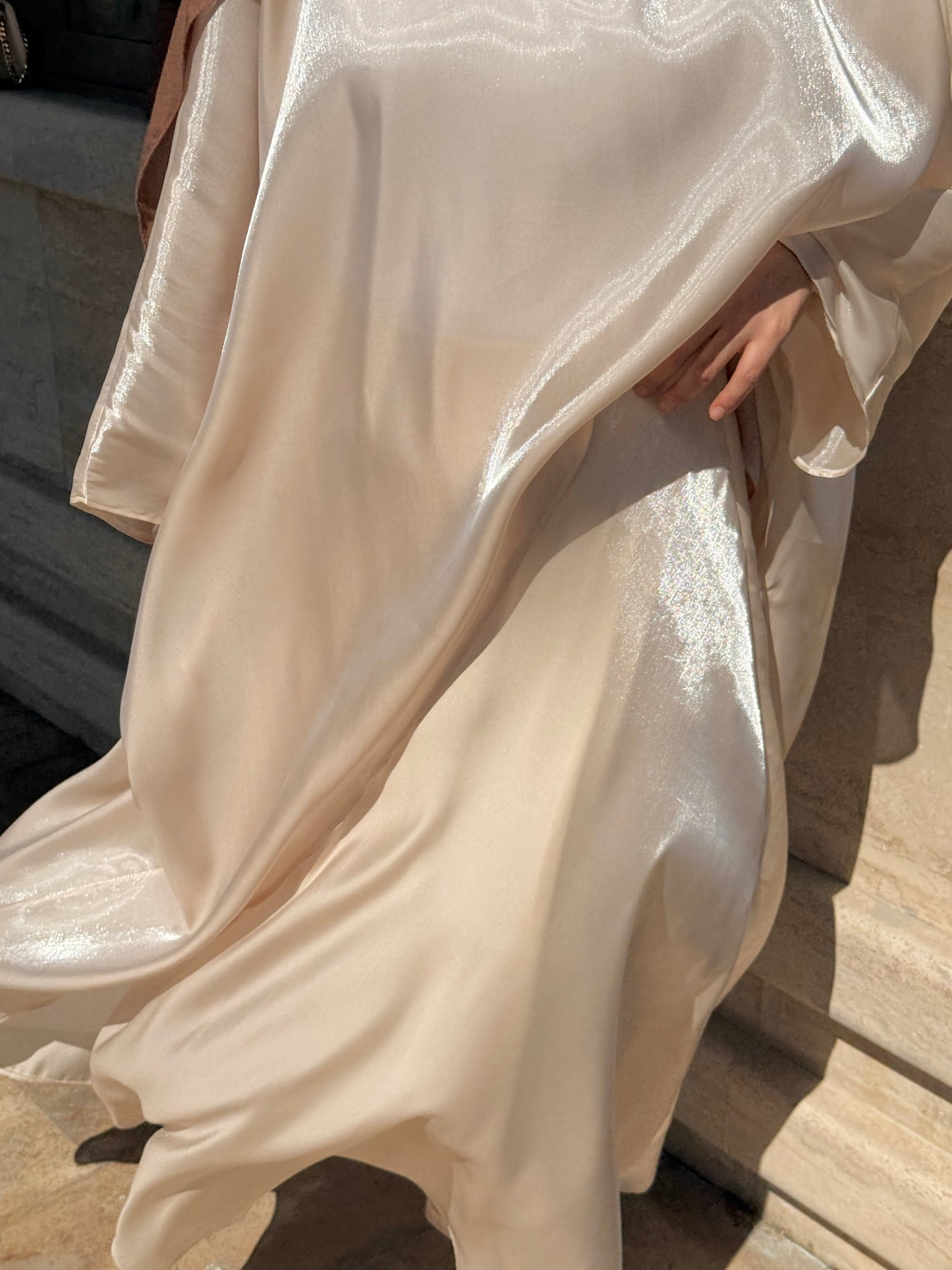 The Flowy Skirt-Beige