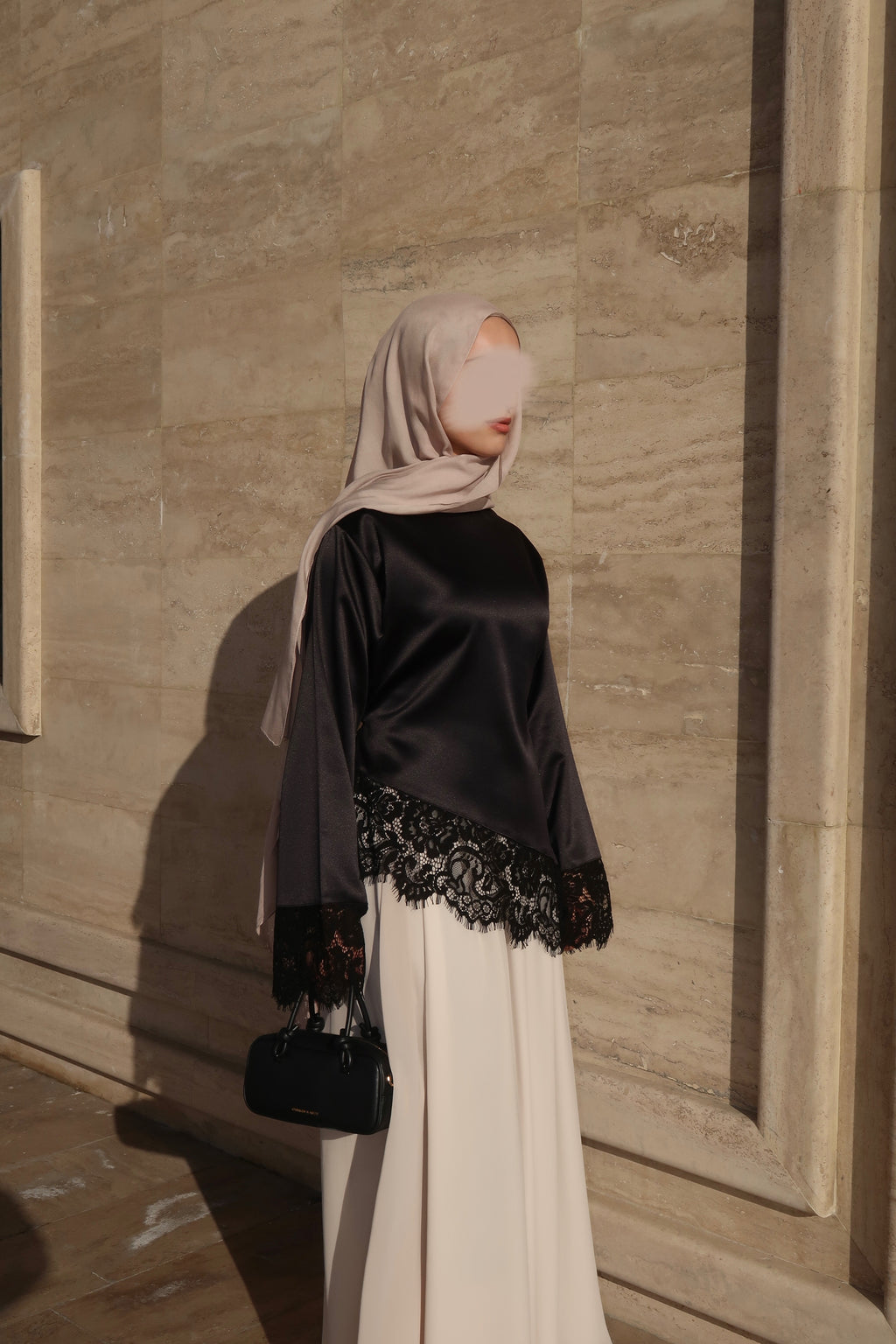 Lace Top-Black
