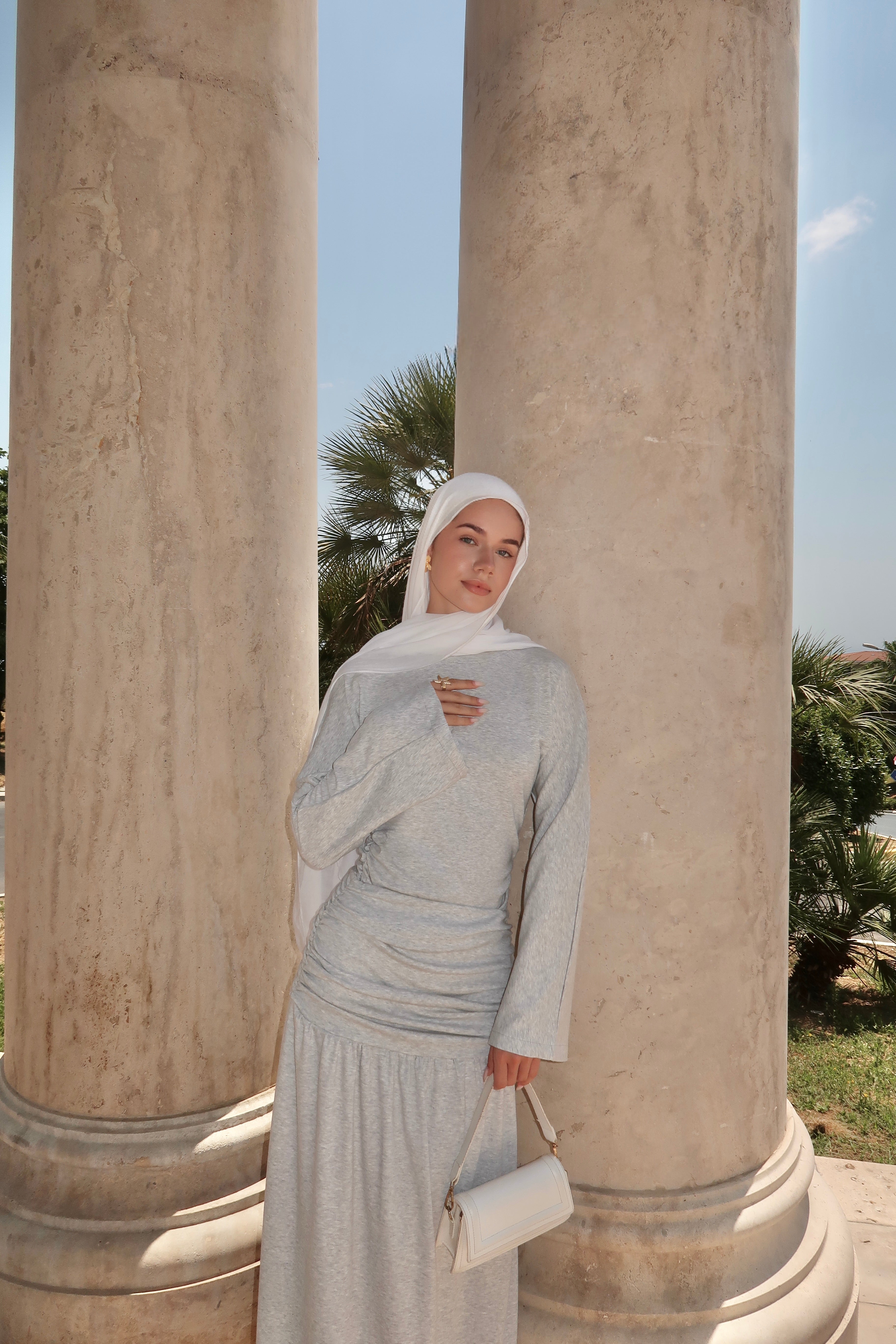 Sculpt Top-Grey