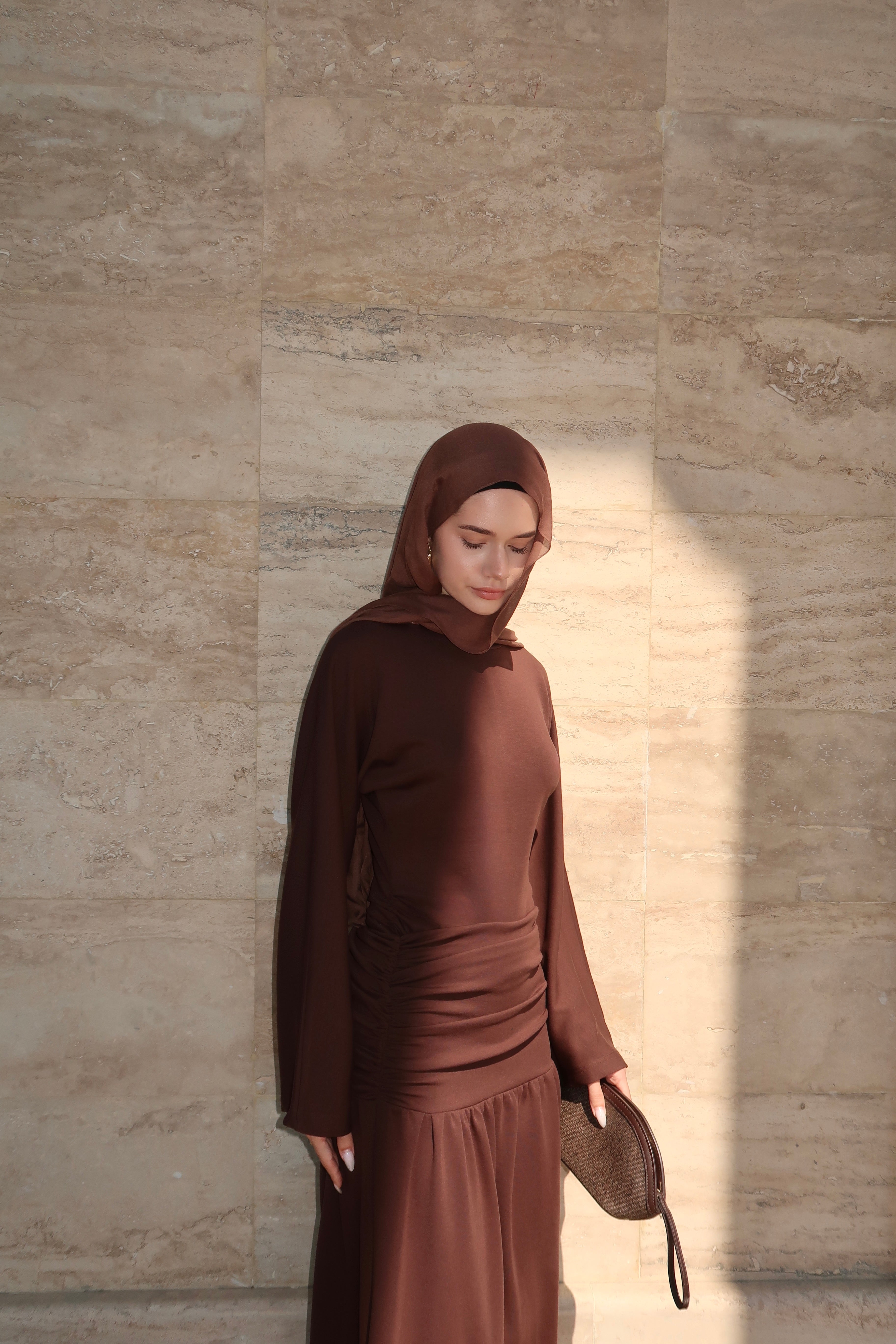 Sculpt Top-Brown