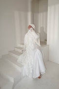Rose Abaya-White