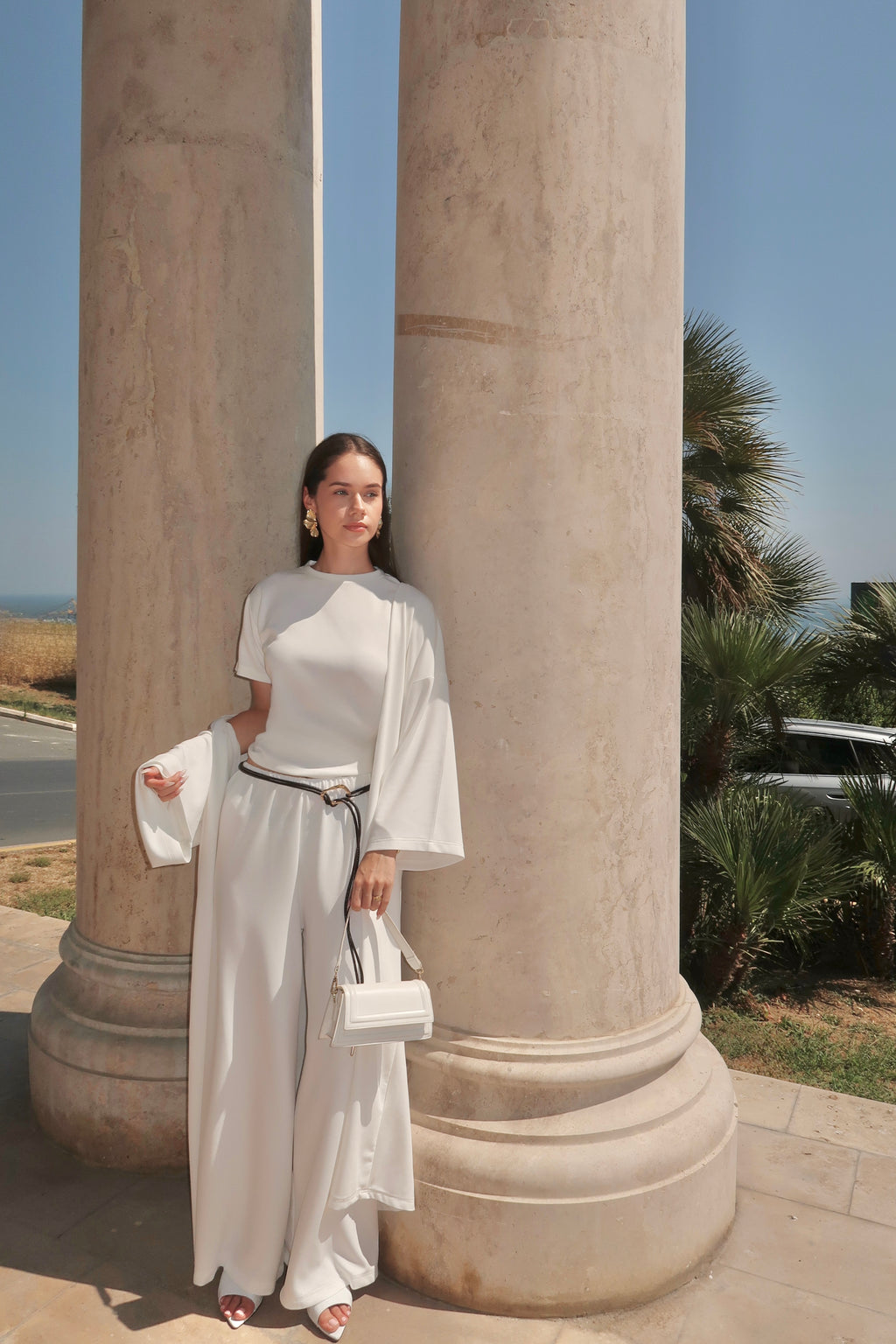Basic Abaya Set-Beige