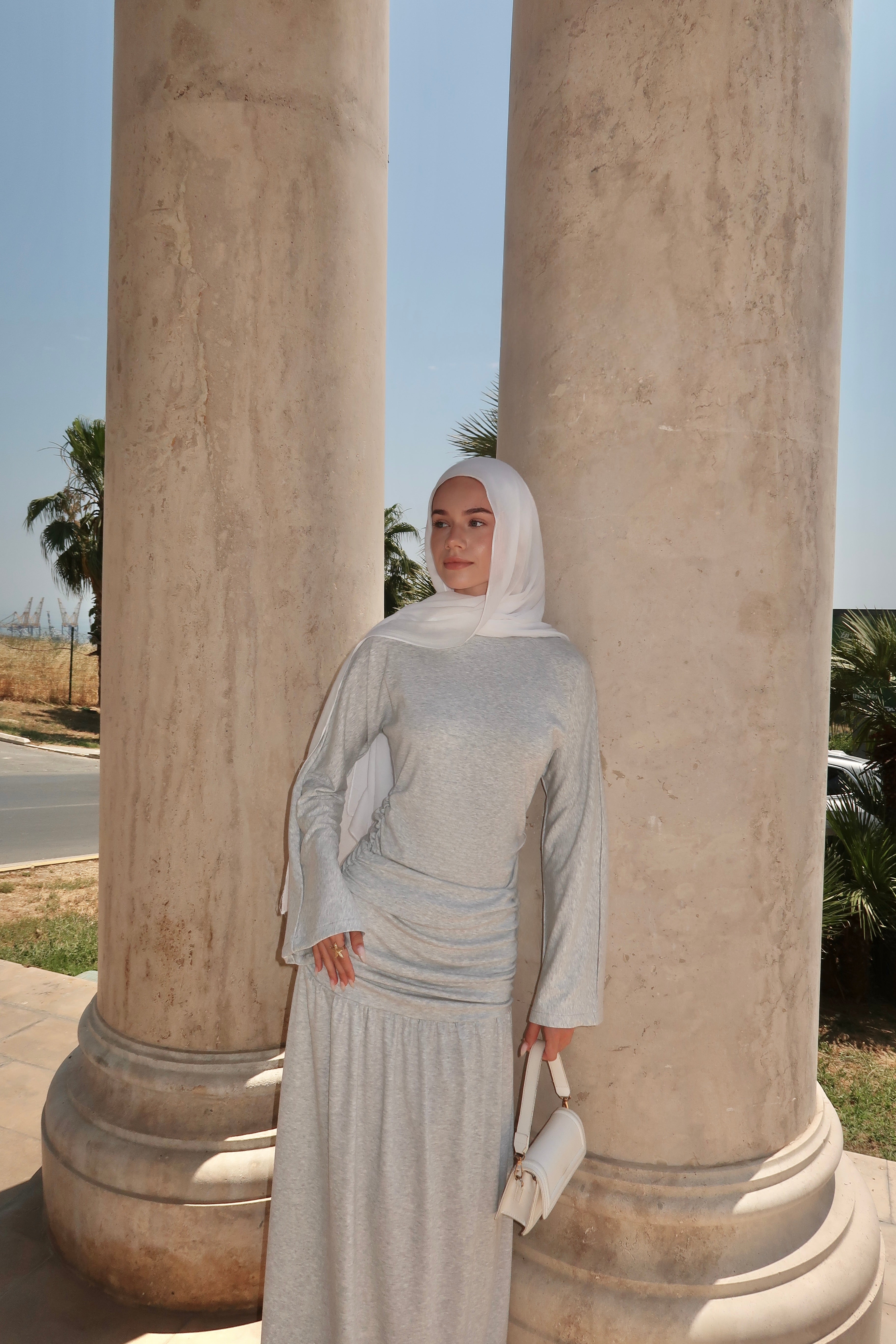 Sculpt Top-Grey