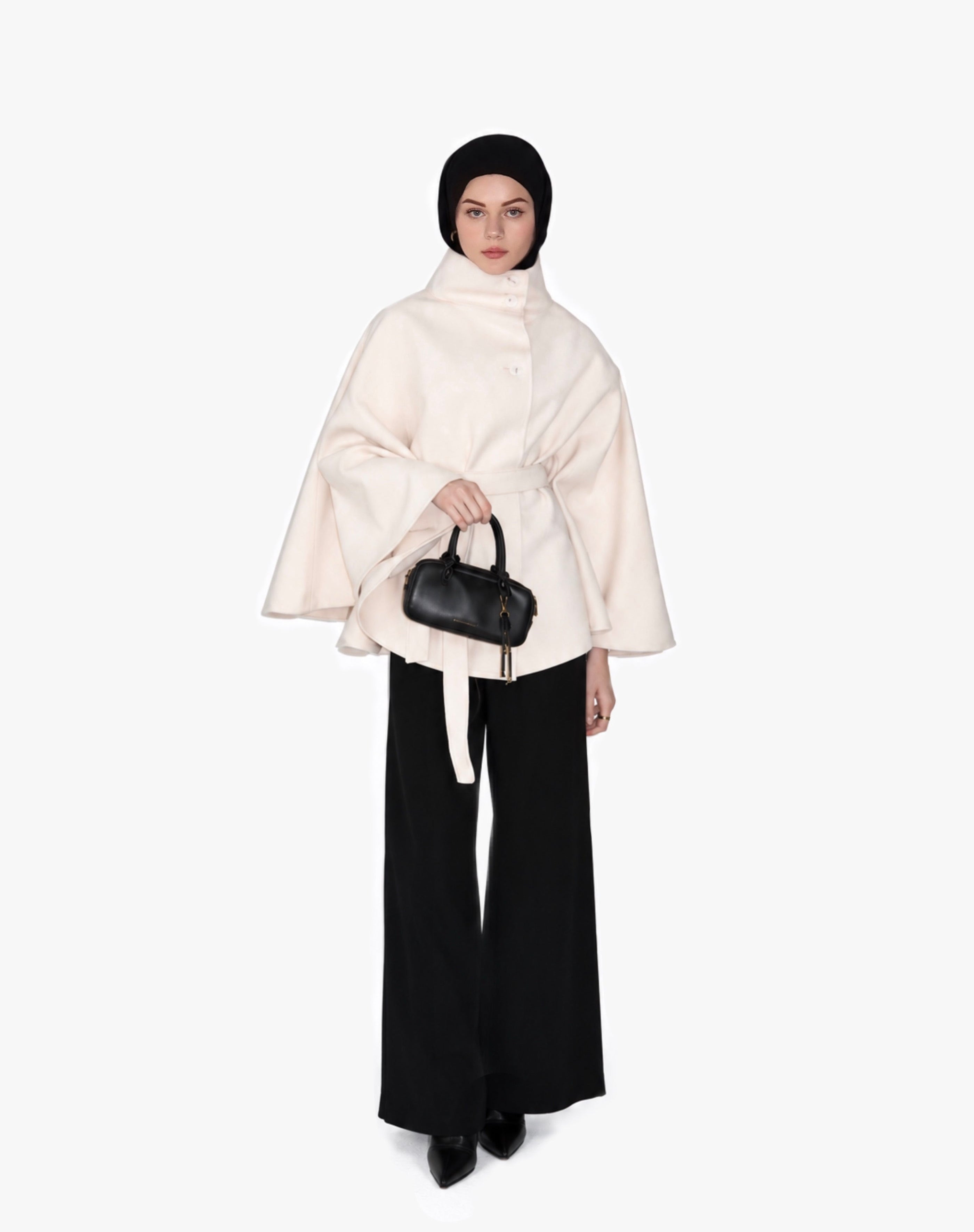 Cape Coat-Beige
