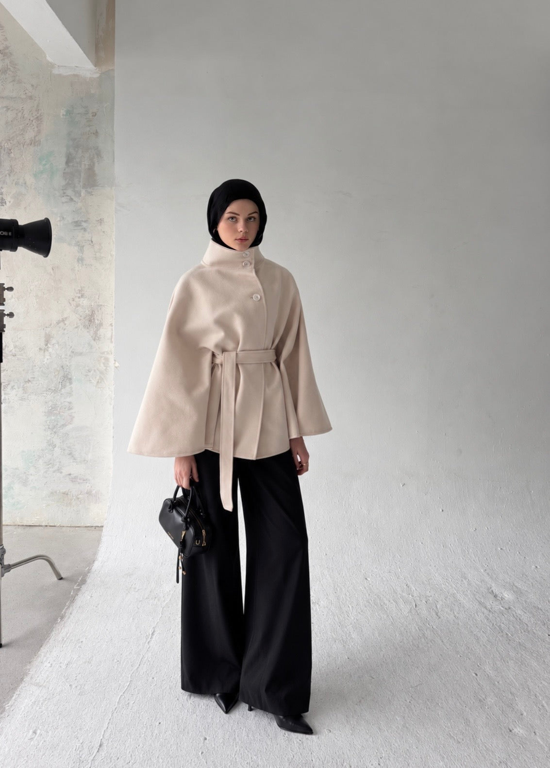 Cape Coat-Beige