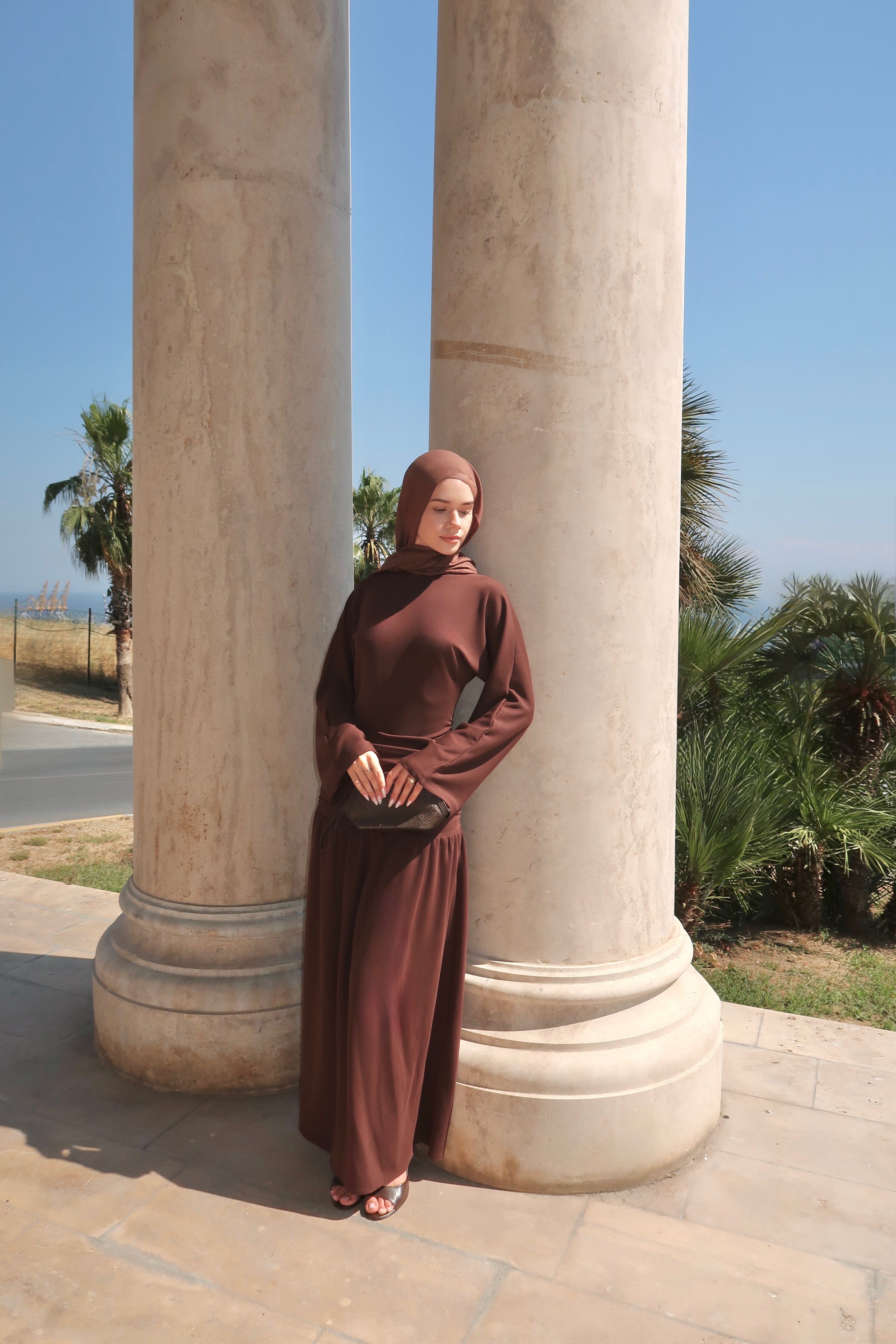 Sculpt Top-Brown